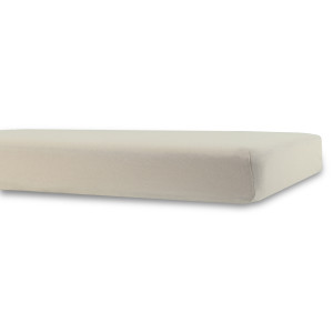Nordstrand Home Formsydda lakan 60x120 cm - Sandfärgat - 100% bomullsjersey - faconlagen till babymadrass