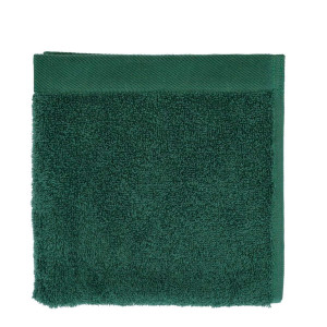 Södahl Ekologisk handduk - 100% ekologisk bomull - Gästhandduk grön 40x60 cm -  Organic - Forest green
