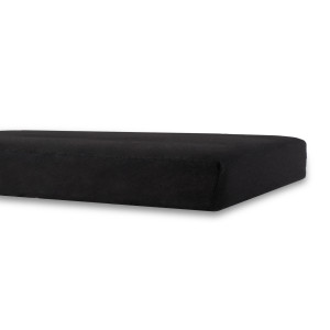 Lakan till barnvagn - 36x98 cm - Svart jerseylakan - IN Style - Formsydda lakan till barnvagnsmadrass