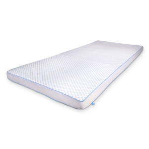 SLEEP TECH Kylande övermadrass - 160x200 cm - 7 zoner - Lyxig memoryskum övermadrass 8 cm hög -  By Borg