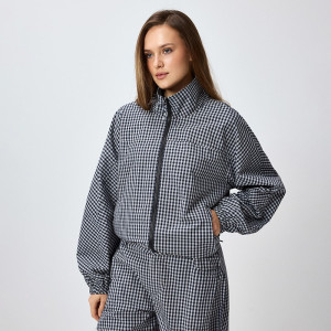 Kurtka oversize w kratkę - House - wielobarwny - 182HR-MLC
