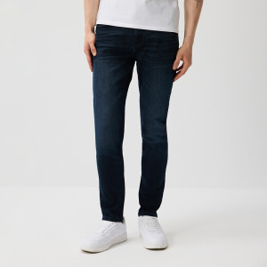 Granatowe jeansy slim fit - House - granatowy - 508GO-59J