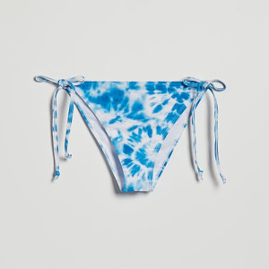 Biało-niebieski dół od kostiumu bikini tie-dye - House - niebieski - 901AH-55X