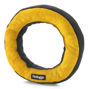 Redoggo® Donut Gelb-Schwarz – Hundespielzeug