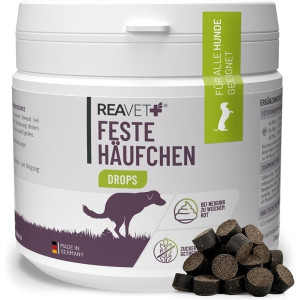 ReaVET® Feste Häufchen Drops für Hunde 350 g - 180 Stück