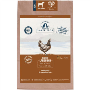 Lakefields® Huhn Hundetrockenfutter Classic getreidefrei 2,5 kg – Adult