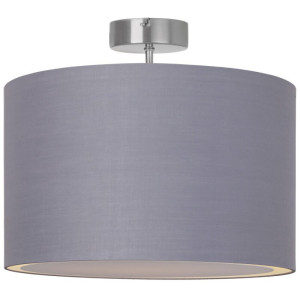 Deckenleuchte, CLAIRE, 1 x E27/60W grau