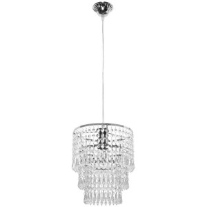 Pendelleuchte, 1 x E27/60W chrom