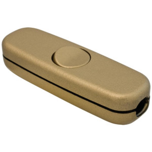 Schnurschalter, 3(2)A, 1-polig, gold gold