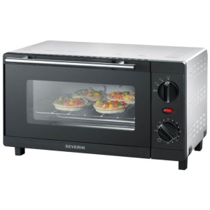 Toastofen, TO 2052, 800W Ober- Unterhitze silber-schwarz