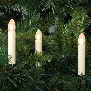 Weihnachtskette, 30-fl., innen, weiße LEDs