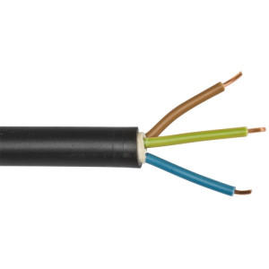 Erdkabel, NYY-J, schwarz 3 x 1,5²
