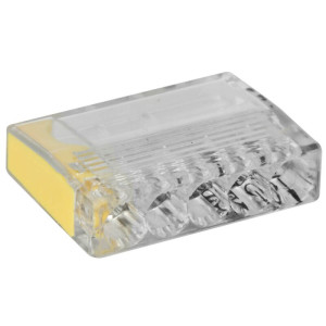 Steckklemme, 5 x 0,5² - 2,5², transparent, 5-polig