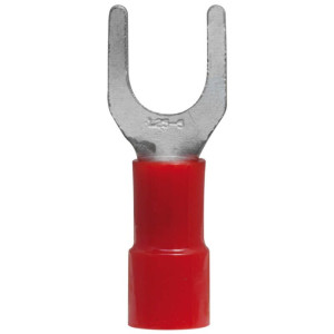 Gabelkabelschuh, 0,5 - 1,5², 5 mm, rot 0,5 - 1,5² 5 mm