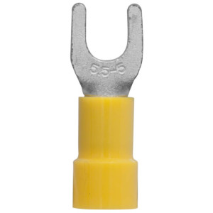 Gabelkabelschuh, 4 - 6², 5 mm, gelb 4 - 6² 5 mm
