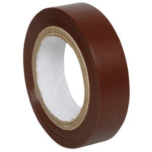 Isolierband, PVC, 10 m, braun braun