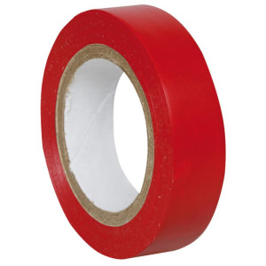 Isolierband, PVC, 10 m, rot rot
