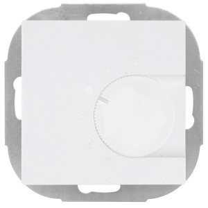 Raumthermostat, reinweiß, KLEIN, 55 x 55 mm