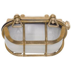 Moretti Luce Schiffsleuchte oval Altmessingguss 200.15