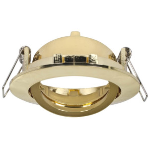 NV-Einbauleuchte, 1 x GU5,3/12V/50W gold