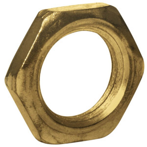 Sechskantmutter, M10 Messing roh