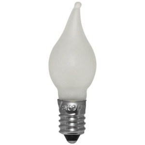 LED-Windstoßkerze, matt, E10/10-55V/0,2W