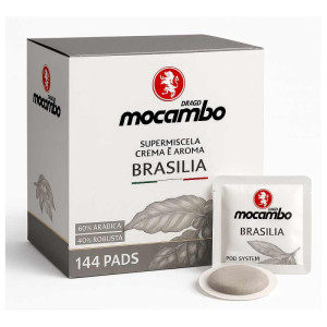 Mocambo Brasilia Kaffeepads – 144 Stück