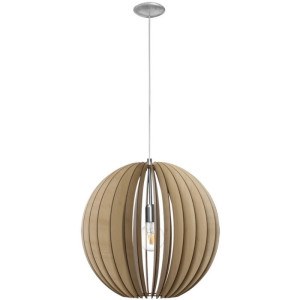 Pendelleuchte, COSSANO, 1 x E27/60W braun
