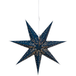 Weihnachtsstern, 1 x E14/25W, GALAXY blau