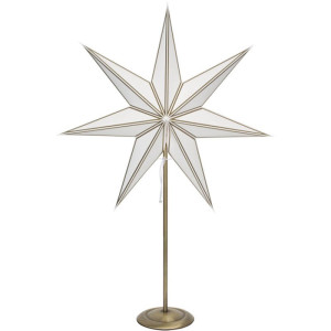 Weihnachtsstern, 1 x E14/25W, NICOLAS, gold