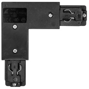 L-Verbinder, rechts, schwarz schwarz