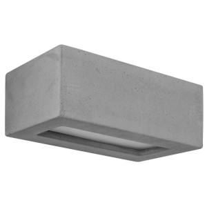 Wandleuchte, 1 x E27/60W, Beton