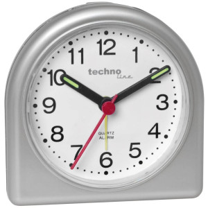Wecker, MODEL SD, mit Quarzuhrwerk silber