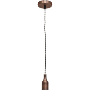 Pendelleuchte, 1 x E27/60W kupfer matt
