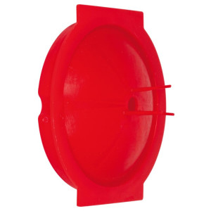 Signaldeckel, rot, Ø 60, VE 100