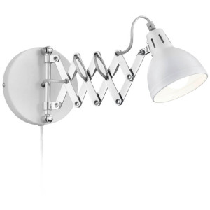 Wandleuchte, SCISSOR, 1 x E14/28W weiß