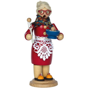 Räuchermännchen, Oma mit Schürze