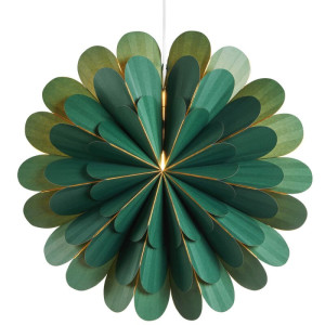 Hängeblume, 1 x E14/25W, dunkelgrün