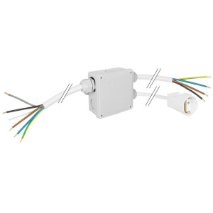 Küchenanschlussbox, vorkonvektioniert, 5 m, IP40 5 m zum Kochfeld/Backofen