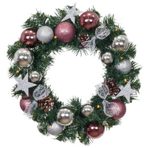 Türkranz, NOEL, 20 warmweiße LEDs