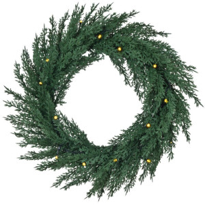 LED-Türkranz, THUJA, 20 warmweiße LEDs