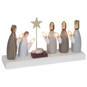 Weihnachtsleuchter, KRUBBA, 5 x E10/55V/3W