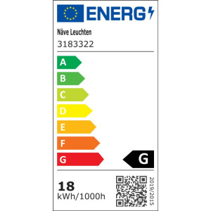 LED-Tischleuchte, BELLEZA, LED/18W