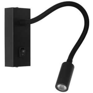 Wandleuchte, LED/2,7W schwarz