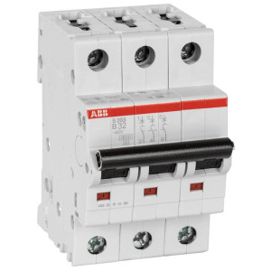 LS-Schalter, S 203-B, 32A, 3-polig, ABB 32A