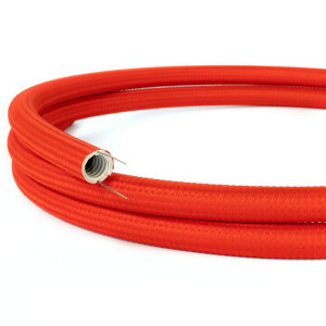 Textil Kabelkanal 20 mm Rot | Tube-System