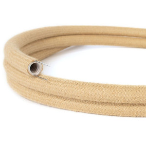 Textil Kabelkanal 20 mm Jute | Tube-System