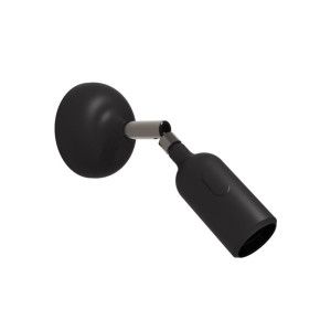 Wandlampe Fermaluce aus Silikon Schwarz