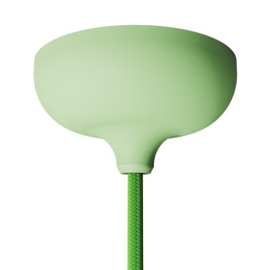 Lampenbaldachin aus Silikon Grün