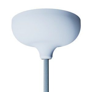 Lampenbaldachin aus Silikon Blau